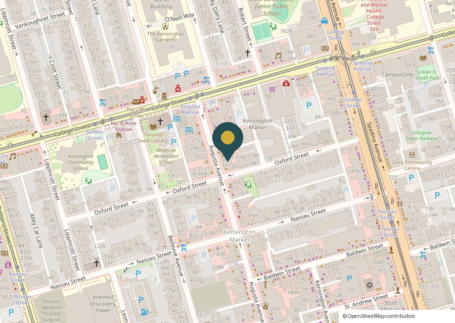 Map: The Arch at 293 Augusta Ave